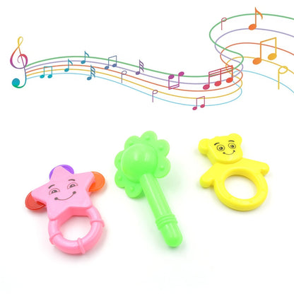 New Born Babies with Attractive Colors and Khanjari Rattle, Musical Gallery Khanjari Musical Instrument Toy Baby Play Toy Fun Return Gift for Kids Birthday (3 Pc Set) - infinityexculsivestore.com