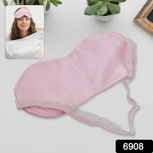 New Men, Women Blindfold Soft Satin Sleep Mask Eye Mask Blind fold Block Out Light for Travel, Shift Work & Meditation (1pc) - infinityexculsivestore.com