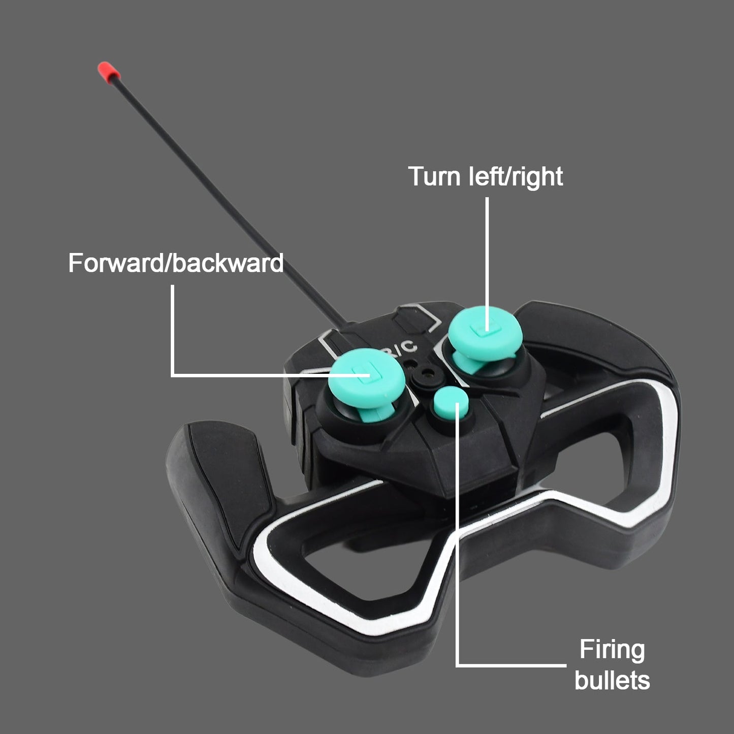 New Remote Control Vehicle 4wd Off Road Climbing Vehicle Water Bomb Armored Tank Battle Launcher Boys' Children's Toy Car (1 pc / With Remote) - infinityexculsivestore.com