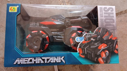 New Remote Control Vehicle 4wd Off Road Climbing Vehicle Water Bomb Armored Tank Battle Launcher Boys' Children's Toy Car (1 pc / With Remote) - infinityexculsivestore.com