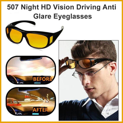 Night HD Vision Driving Anti Glare Eyeglasses - infinityexculsivestore.com