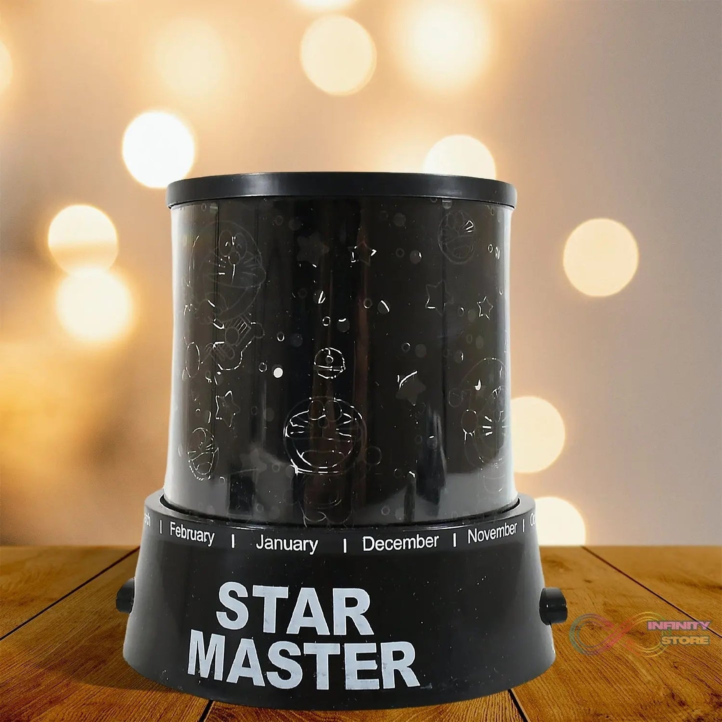 LED Projector Night Light Amazing Lamp, 3 Battery operated lamps, Rotation With the music Function, Master for Kids Bedroom Home Decoration Night Romantic Gift (Battery Not Included / 1 pc) - infinityexculsivestore.com