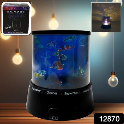 LED Projector Night Light Amazing Lamp, 3 Battery operated lamps, Rotation With the music Function, Master for Kids Bedroom Home Decoration Night Romantic Gift (Battery Not Included / 1 pc) - infinityexculsivestore.com