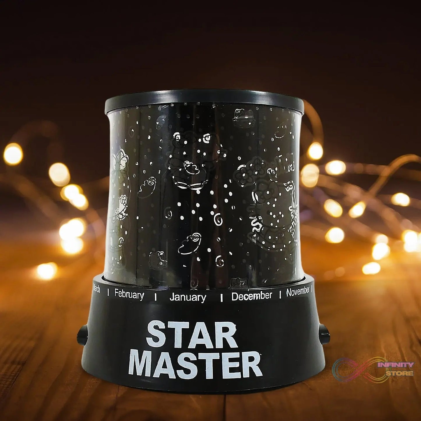 LED Projector Night Light Amazing Lamp, 3 Battery operated lamps, Rotation With the music Function, Master for Kids Bedroom Home Decoration Night Romantic Gift (Battery Not Included / 1 pc) - infinityexculsivestore.com