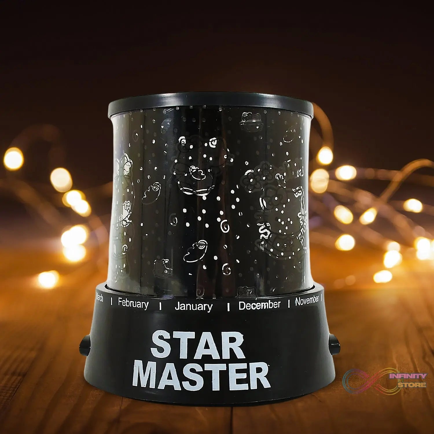 LED Projector Night Light Amazing Lamp, 3 Battery operated lamps, Rotation With the music Function, Master for Kids Bedroom Home Decoration Night Romantic Gift (Battery Not Included / 1 pc) - infinityexculsivestore.com