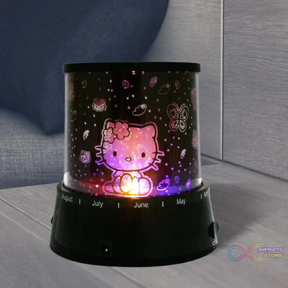 LED Projector Night Light Amazing Lamp, 3 Battery operated lamps, Rotation With the music Function, Master for Kids Bedroom Home Decoration Night Romantic Gift (Battery Not Included / 1 pc) - infinityexculsivestore.com
