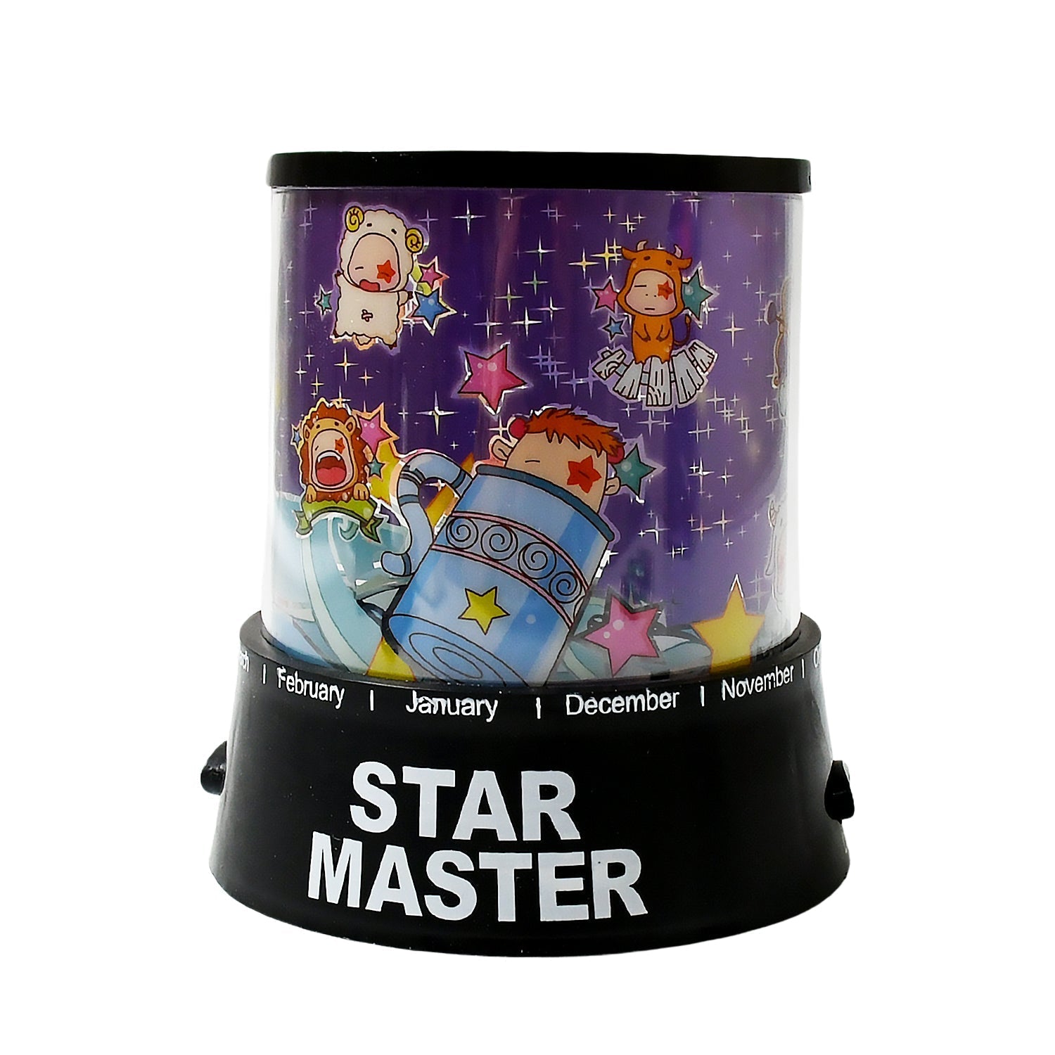 LED Projector Night Light Amazing Lamp, 3 Battery operated lamps, Rotation With the music Function, Master for Kids Bedroom Home Decoration Night Romantic Gift (Battery Not Included / 1 pc) - infinityexculsivestore.com