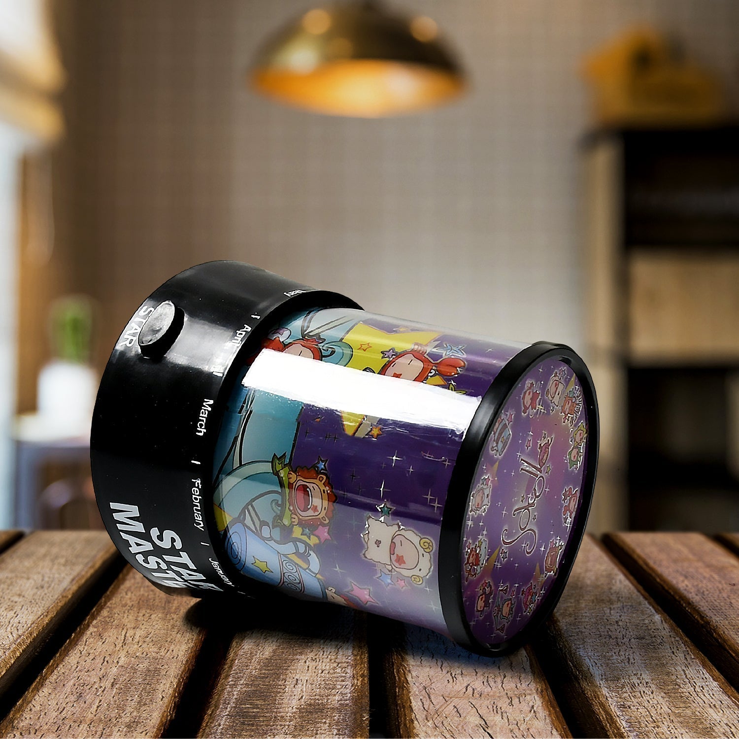 LED Projector Night Light Amazing Lamp, 3 Battery operated lamps, Rotation With the music Function, Master for Kids Bedroom Home Decoration Night Romantic Gift (Battery Not Included / 1 pc) - infinityexculsivestore.com