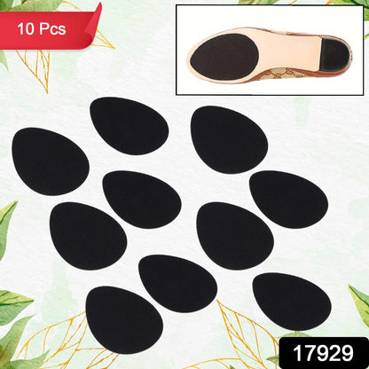 Non - Slip Shoe Pads, Rubber Shoe Sole Protector Pads, Self - Adhesive Shoe Grips Pads Stickers Non Skid for Ladies Shoes, High Heels, Boots (10 Pcs Set) - infinityexculsivestore.com