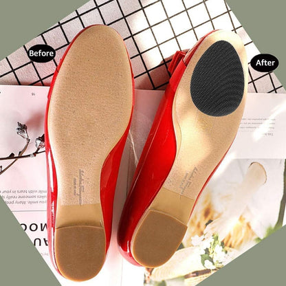 Non - Slip Shoe Pads, Rubber Shoe Sole Protector Pads, Self - Adhesive Shoe Grips Pads Stickers Non Skid for Ladies Shoes, High Heels, Boots (10 Pcs Set) - infinityexculsivestore.com