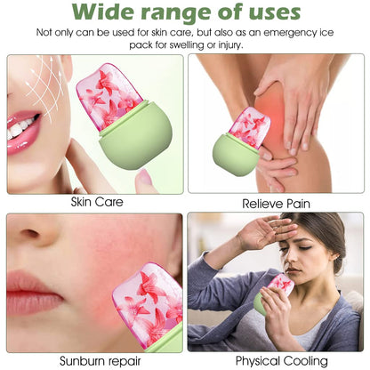 Non - Slip Silicone Ice Roller for Face – Reusable Beauty Tool (1 Pc) - infinityexculsivestore.com