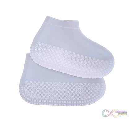 Non - Slip Silicone Rain Reusable Anti skid Waterproof Fordable Boot Shoe Cover (Large Size / 1 Pair / Mix Color) - infinityexculsivestore.com