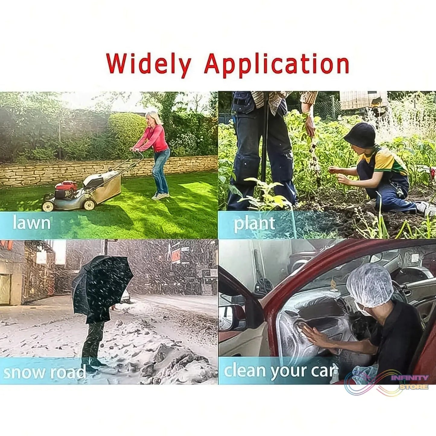 Non - Slip Silicone Rain Reusable Anti skid Waterproof Fordable Boot Shoe Cover (Large Size / 1 Pair / Mix Color) - infinityexculsivestore.com