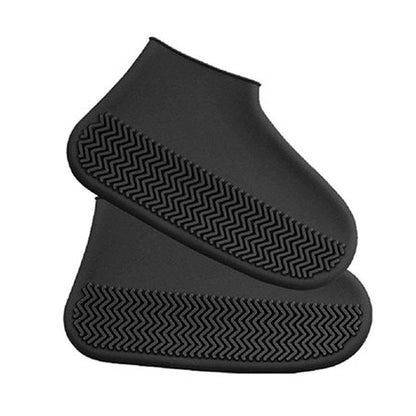 Non - Slip Silicone Rain Reusable Anti skid Waterproof Fordable Boot Shoe Cover ( Large ) - infinityexculsivestore.com