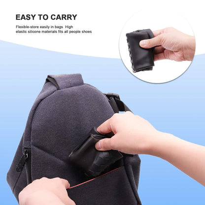Non - Slip Silicone Rain Reusable Anti skid Waterproof Fordable Boot Shoe Cover ( Large ) - infinityexculsivestore.com