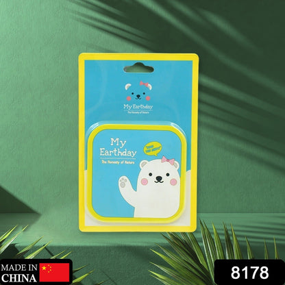 Non Slip Square Cartoon Design Shape Silicon Coasters For Tea Coffee Cups Mugs Beer Cans Bar Glass Bar Non - Slip Coasters (1 Pc) - infinityexculsivestore.com