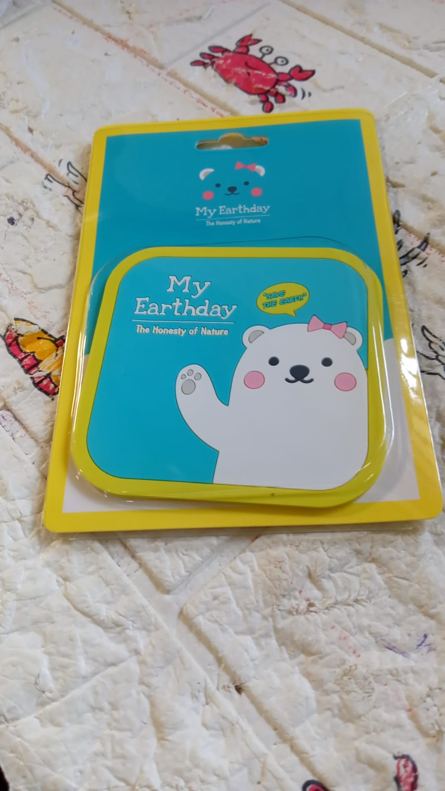 Non Slip Square Cartoon Design Shape Silicon Coasters For Tea Coffee Cups Mugs Beer Cans Bar Glass Bar Non - Slip Coasters (1 Pc) - infinityexculsivestore.com