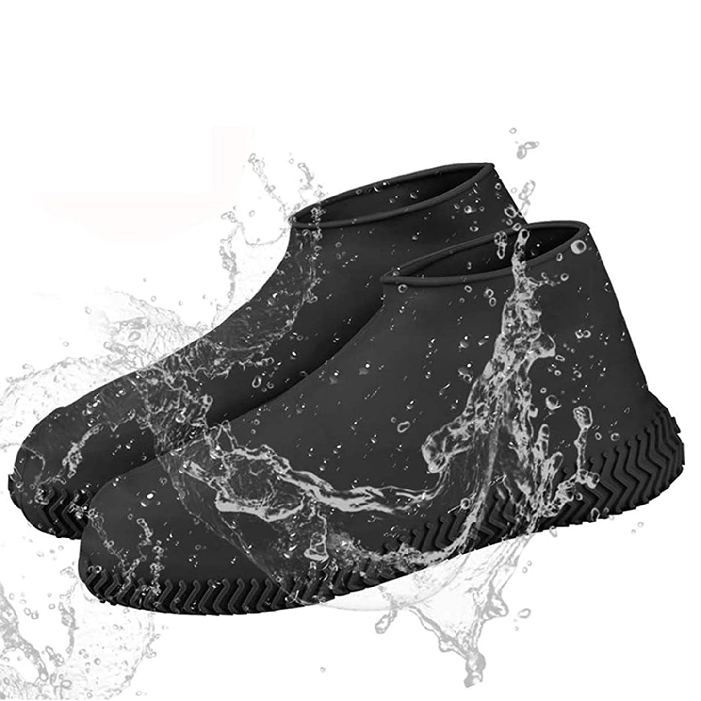 Non - Slip Waterproof Silicone Shoe Cover, Large - infinityexculsivestore.com