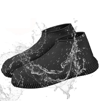 Non - Slip Waterproof Silicone Shoe Cover, Large - infinityexculsivestore.com