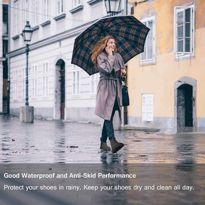 Non - Slip Waterproof Silicone Shoe Cover, Large - infinityexculsivestore.com