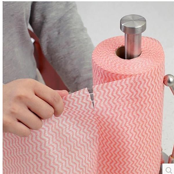 Non Wooven Fabric Disposable Handy Wipe Cleaning Cloth Roll, Tissue Roll (1Pc) - infinityexculsivestore.com