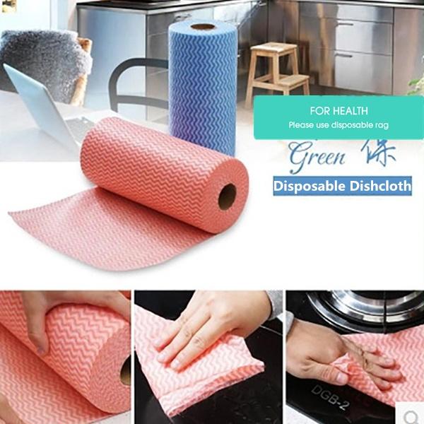 Non Wooven Fabric Disposable Handy Wipe Cleaning Cloth Roll, Tissue Roll (1Pc) - infinityexculsivestore.com