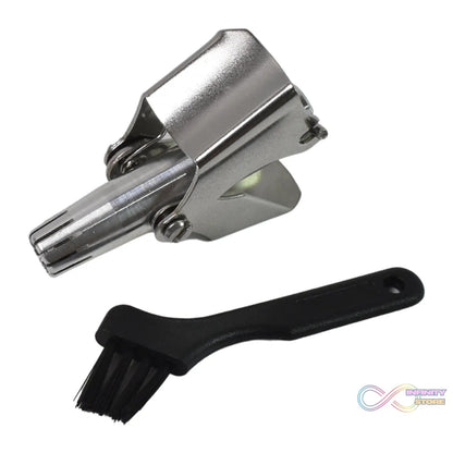 Nose Hair Clipper, Stainless Steel Hair Remover (1 Pc / With Brush & Plastic Case) - infinityexculsivestore.com
