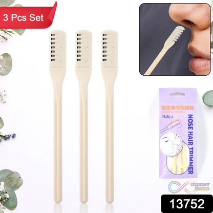 Nose Hair Removal Trimmer Nose Hair Remover Razor Kit Blade (3 Pcs Set) - infinityexculsivestore.com
