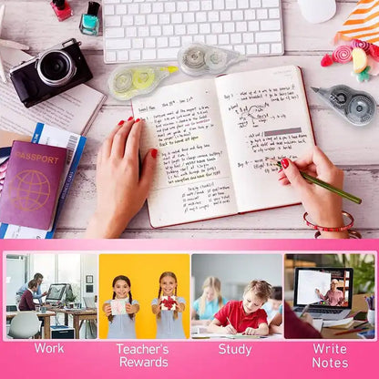 Office Correction Tape Easy to Use Applicator for Timely Correction of Writings Correction Available for School, Homework Modify Office Supplies (1 pc) - infinityexculsivestore.com