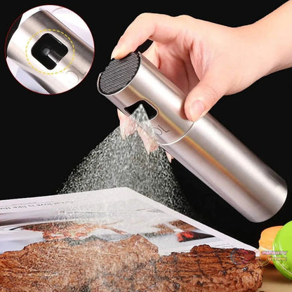 Oil Spray Bottle for Dosa | Food Grade Stainless Steel Glass Oil Spray Bottle (100 ML) - infinityexculsivestore.com