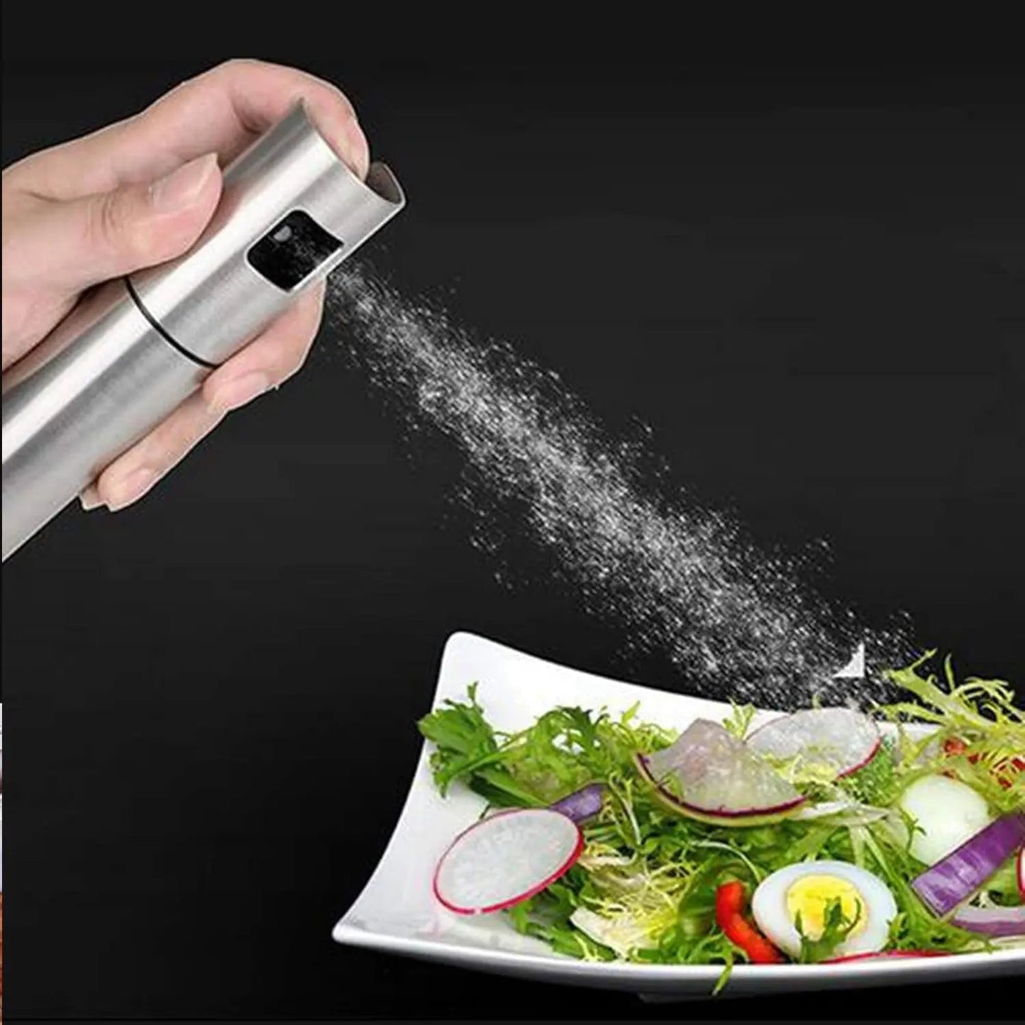 Oil Spray Bottle for Dosa | Food Grade Stainless Steel Glass Oil Spray Bottle (100 ML) - infinityexculsivestore.com