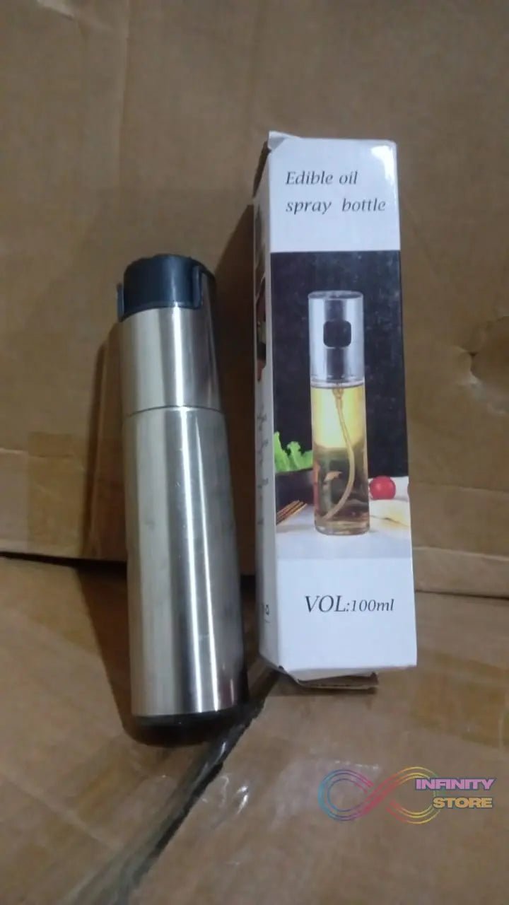 Oil Spray Bottle for Dosa | Food Grade Stainless Steel Glass Oil Spray Bottle (100 ML) - infinityexculsivestore.com