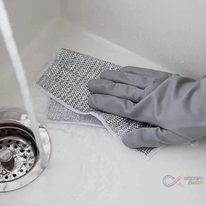 One - Sided Multipurpose Microfiber Cloths, Scrubber (1 Pc / 19x19 Cm) - infinityexculsivestore.com