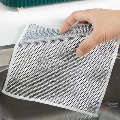 One - Sided Multipurpose Microfiber Cloths, Scrubber (1 Pc / 20x20 Cm) - infinityexculsivestore.com