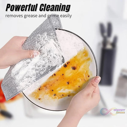 One - Sided Multipurpose Microfiber Cloths, Scrubber (1 Pc / 20x20 Cm) - infinityexculsivestore.com