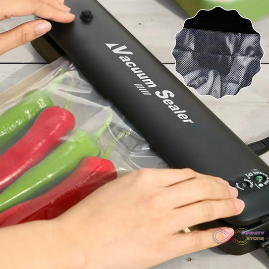 One - Touch Automatic Vacuum Sealing Machine for Dry And Moist Food - infinityexculsivestore.com