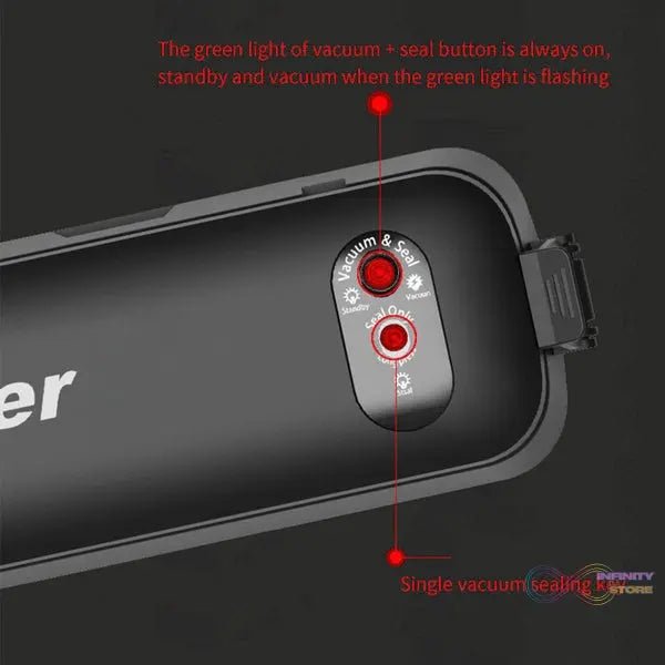 One - Touch Automatic Vacuum Sealing Machine for Dry And Moist Food - infinityexculsivestore.com