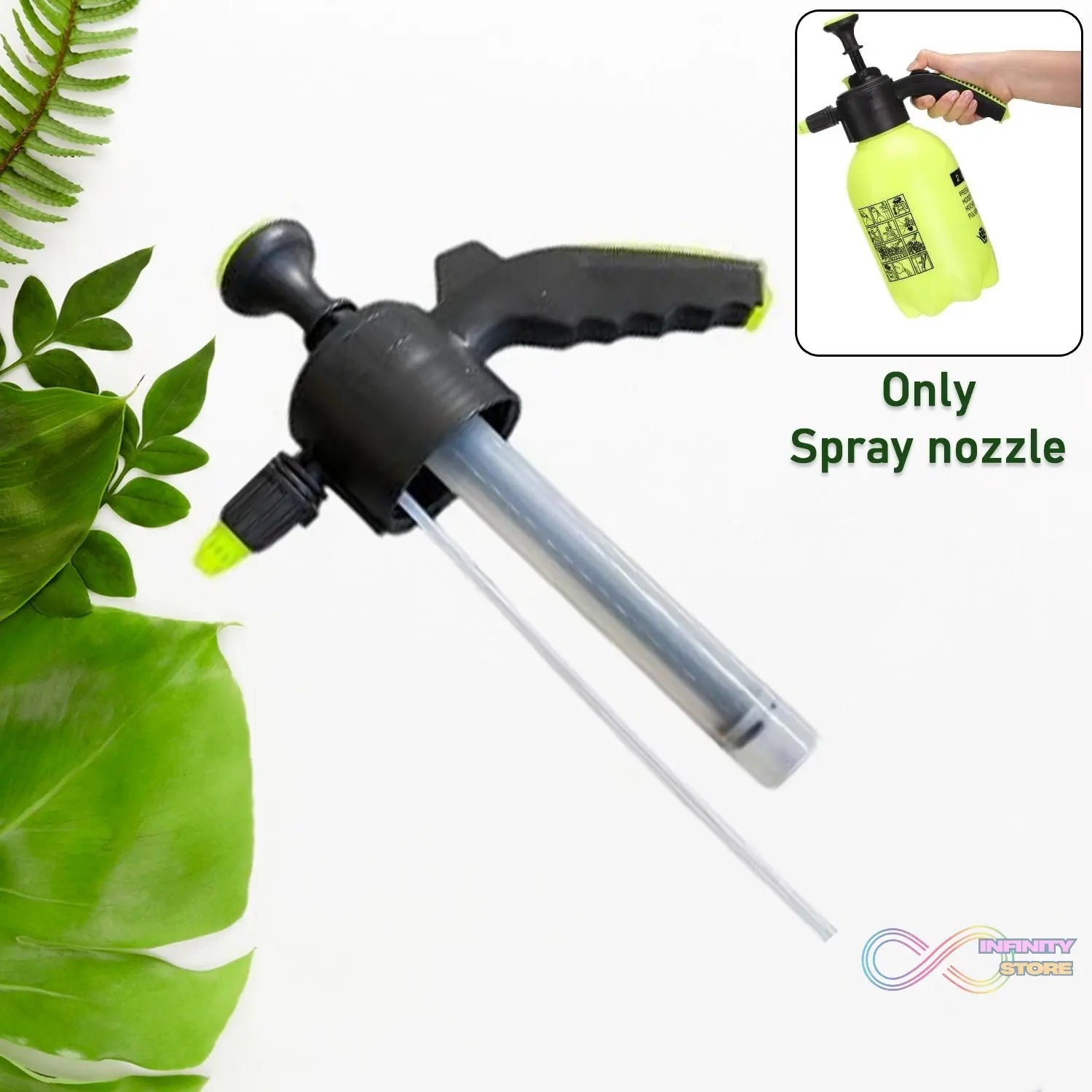 Only Watering Can Spray nozzle (Watering Can not include & Nozzle pipe Cap not included 1 Pc) - infinityexculsivestore.com