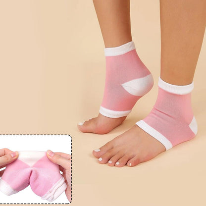 Open Toe Socks for Dry Hard Cracked Skin Moisturizing While You Sleep. - infinityexculsivestore.com