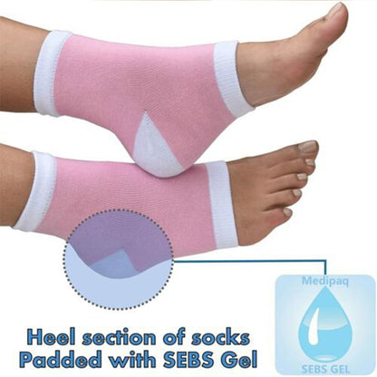 Open Toe Socks for Dry Hard Cracked Skin Moisturizing While You Sleep. - infinityexculsivestore.com