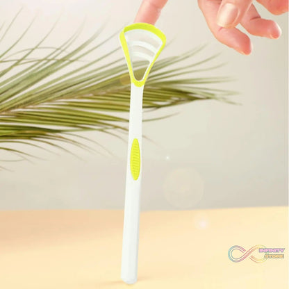 Oral Tongue Cleaner Brush Scraper Health Personal Care Dental Care Tongue Cleaner (1 Pc / Multicolor) - infinityexculsivestore.com
