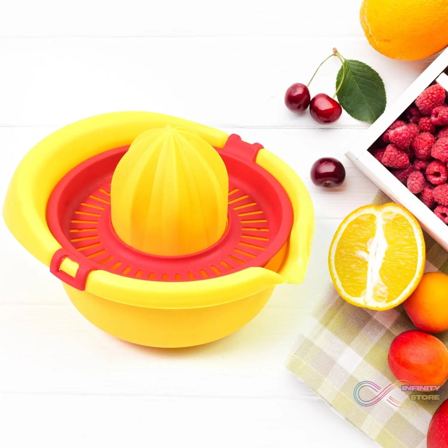 Orange Juicer Machine Hand Press (300 ML) - infinityexculsivestore.com