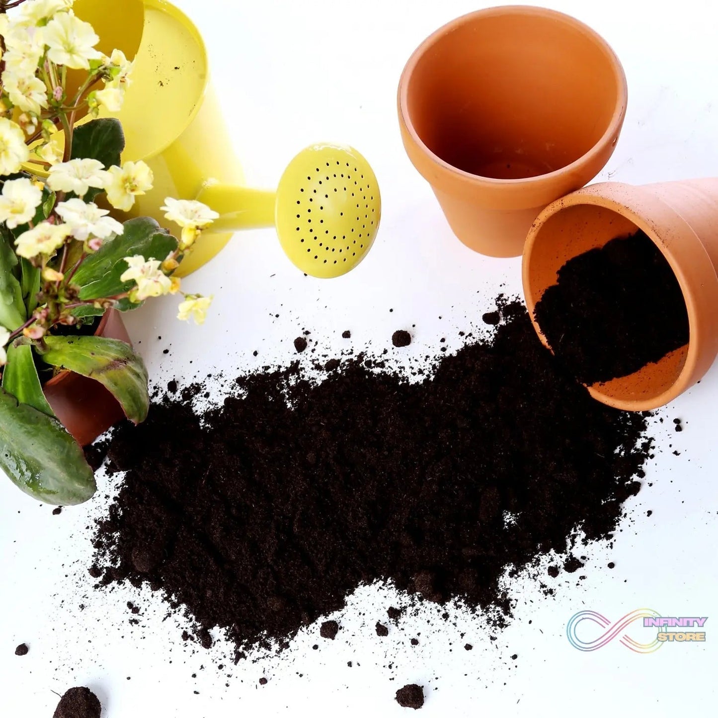Organic Vermicompost Black Soil for Plants Health Manure (1 KG Approx) - infinityexculsivestore.com