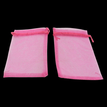 Organza Gift Bags Small Mesh Bags Drawstring Gift Bags Christmas Drawstring Organza Gift Bags, Wedding Party Festival Gift Bags (100 Pcs Set) - infinityexculsivestore.com
