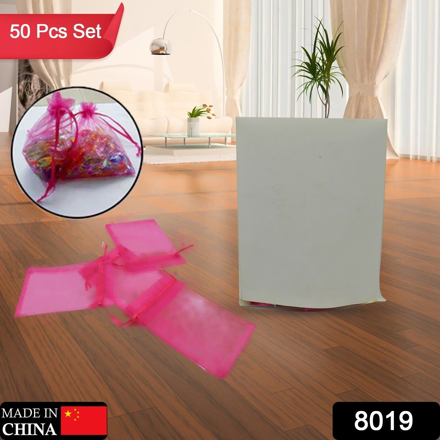 Organza Gift Bags Small Mesh Bags Drawstring Gift Bags Christmas Drawstring Organza Gift Bags, Wedding Party Festival Gift Bags (50 Pcs Set) - infinityexculsivestore.com