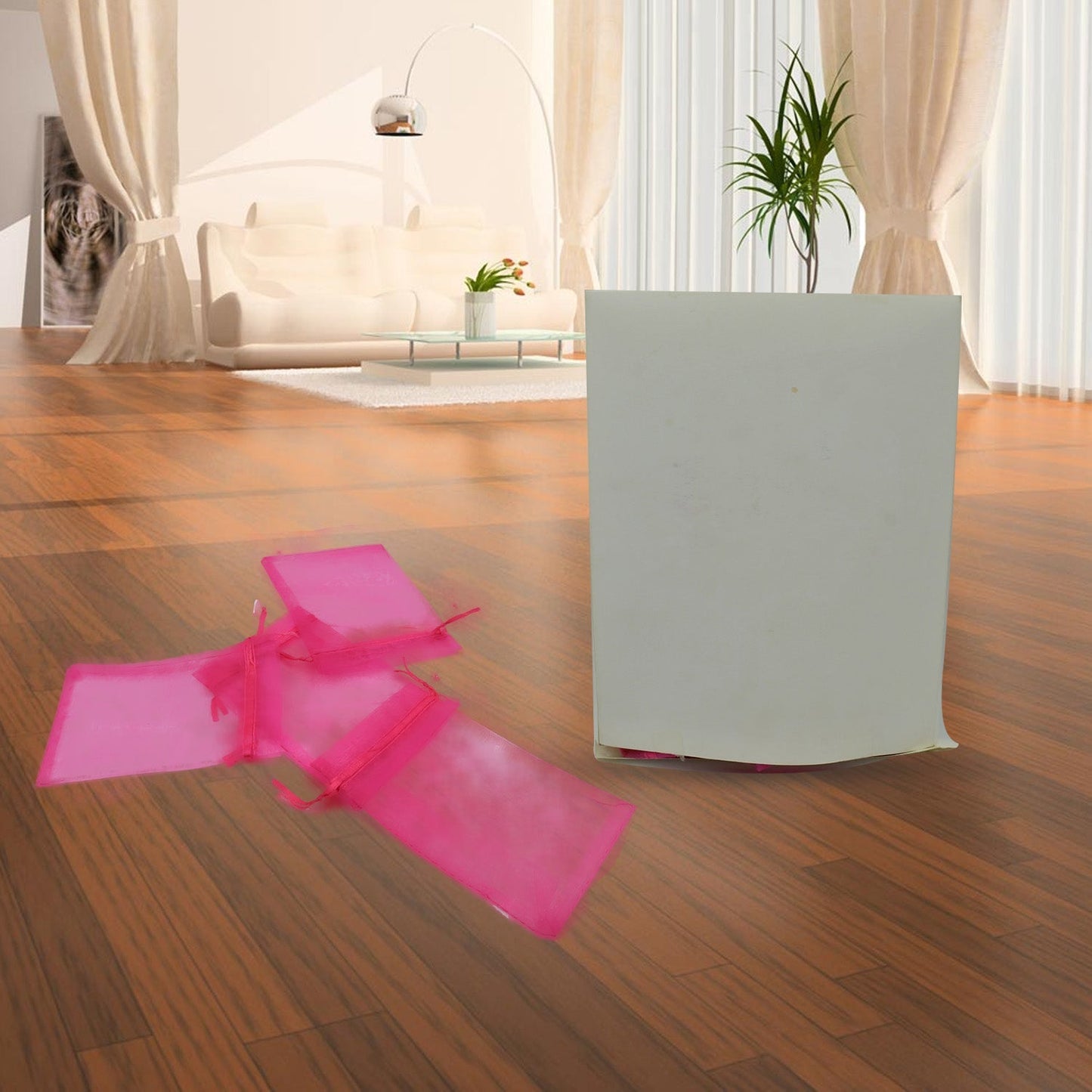 Organza Gift Bags Small Mesh Bags Drawstring Gift Bags Christmas Drawstring Organza Gift Bags, Wedding Party Festival Gift Bags (50 Pcs Set) - infinityexculsivestore.com