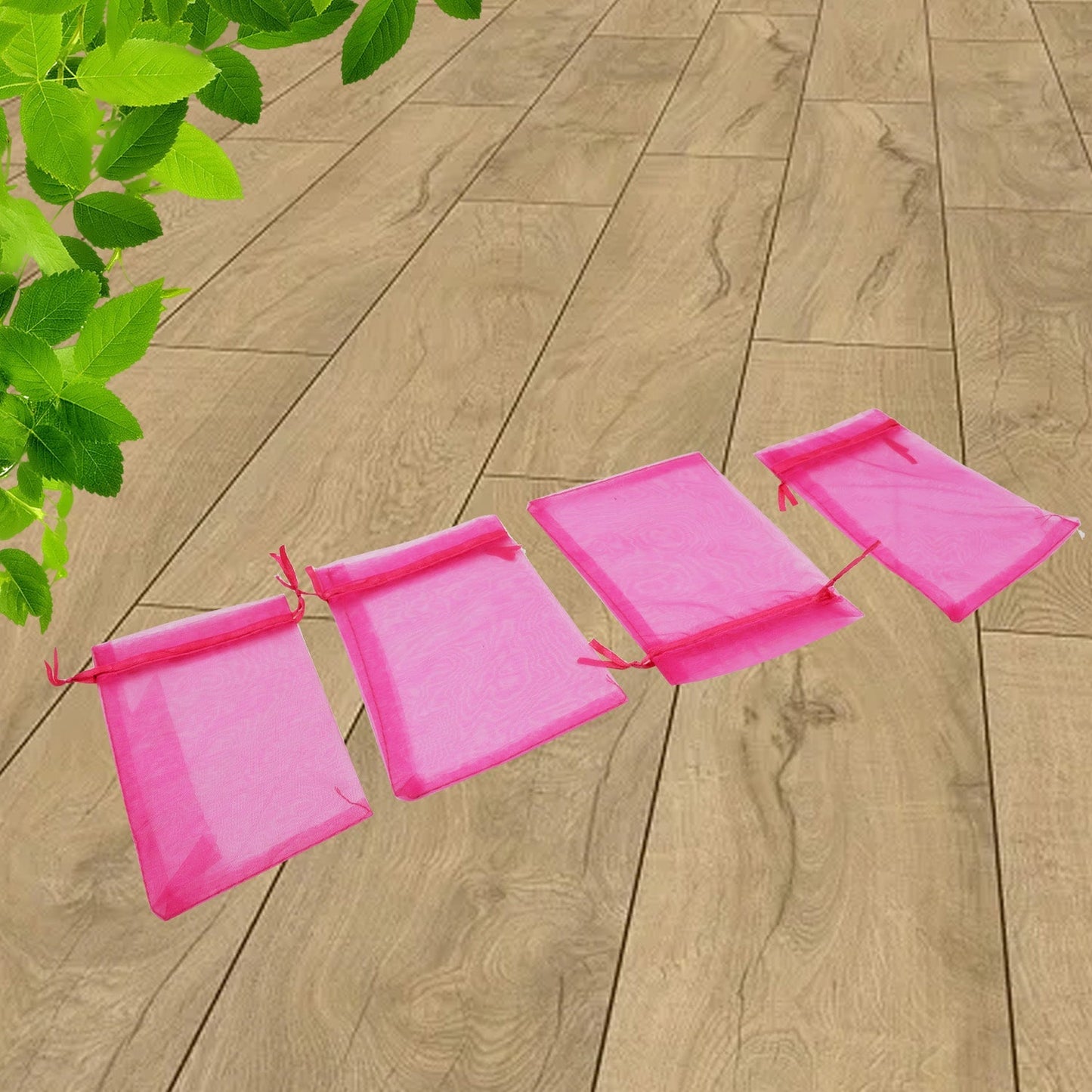 Organza Gift Bags Small Mesh Bags Drawstring Gift Bags Christmas Drawstring Organza Gift Bags, Wedding Party Festival Gift Bags (50 Pcs Set) - infinityexculsivestore.com