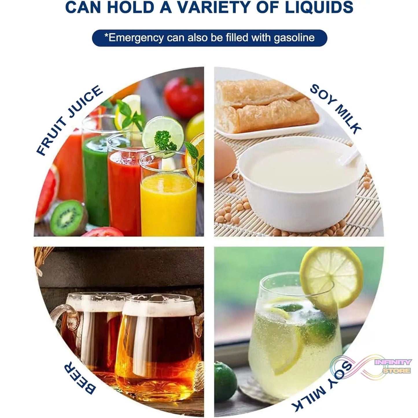 Outdoor Camping Collapsible Portable Water Container with Carry Handle Tap Valve Large Food Grade - infinityexculsivestore.com