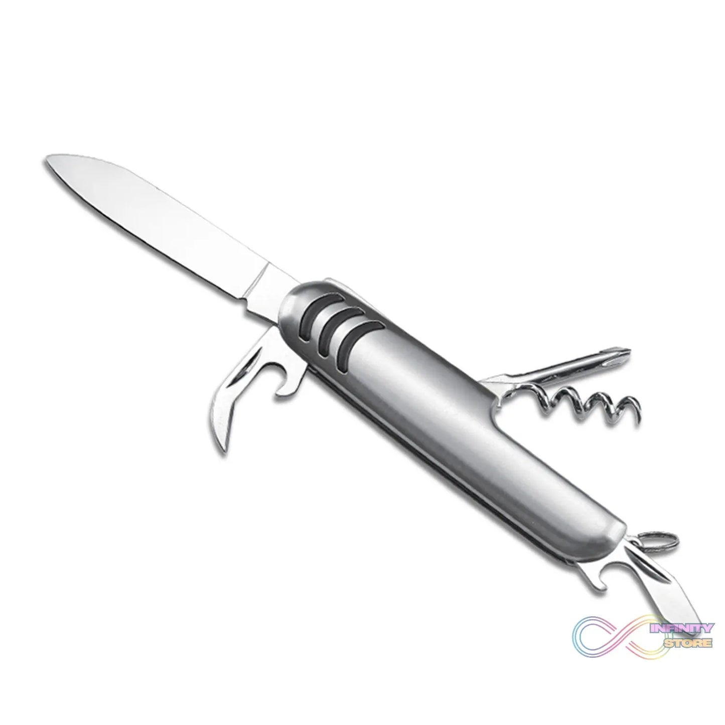 Multi-functional stainless steel picnic cutlery set