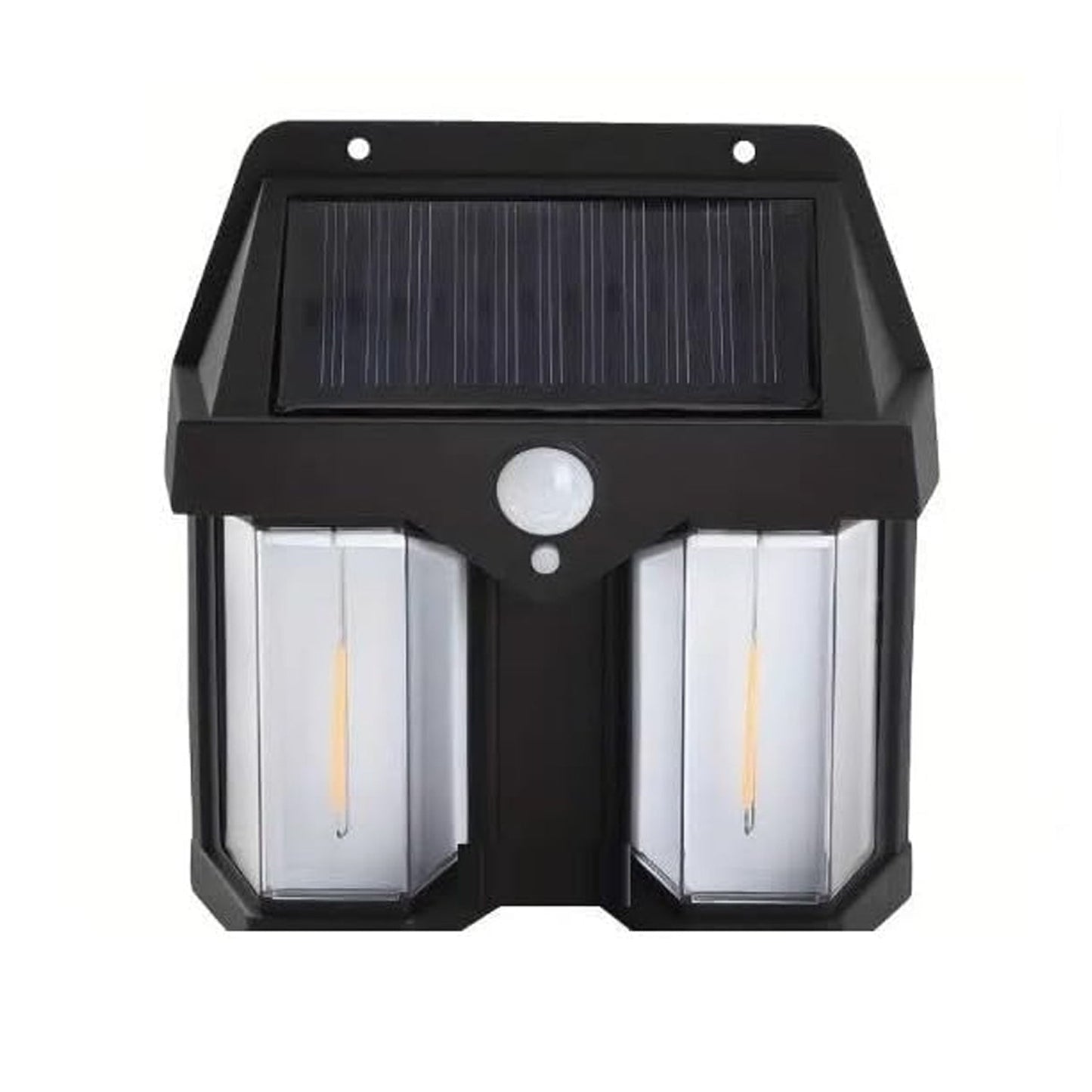Outdoor Solar Wall Lamp Outdoor Waterproof High Quality Lamp Induction Garden Lamp Garden Villa Night Lamp Double Lamp Light (1 Pc) - infinityexculsivestore.com